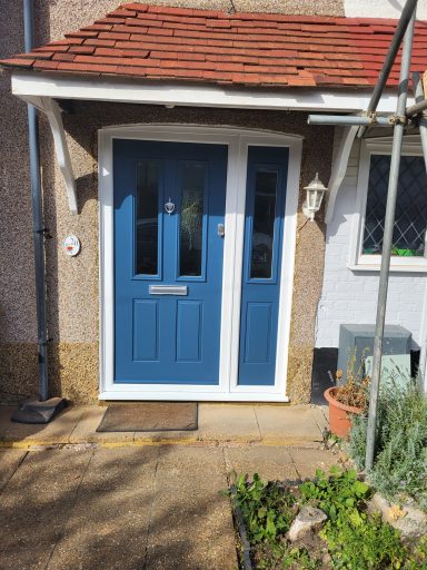 Composite Door With Sidelight